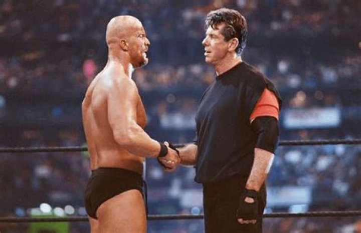 Stone Cold with Vince McMahon and Donald Trump