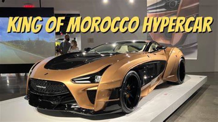 Super cars made in Morocco Super cars made in Morocco