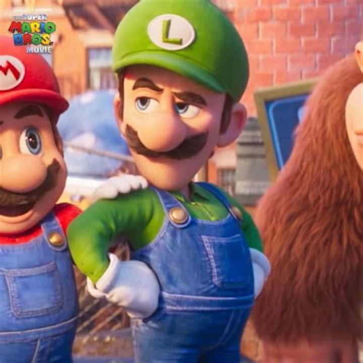 super mario bros movie luigi with nihilistic lumalee star