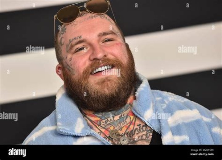 Teddy Swims arriving to the Warner Music Group Pre Grammy Party at
