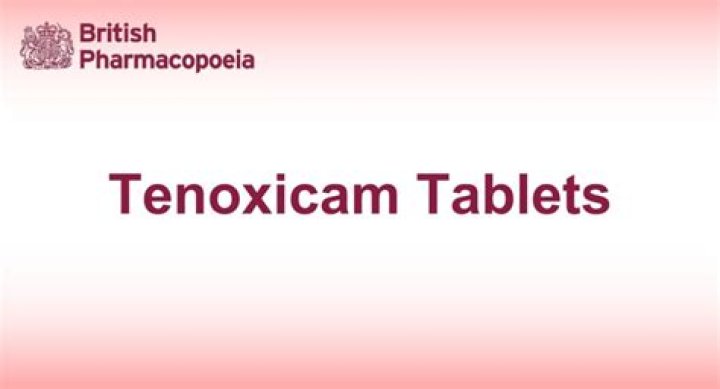 نشرة دواء تينوكسيكام Tenoxicam tablets مسكن لآلام المفاصل
