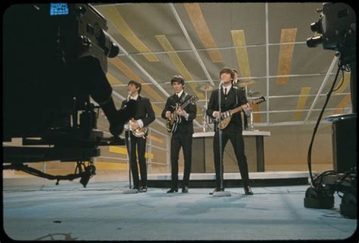 The Beatles performing the Let It Be Rooftop Concert