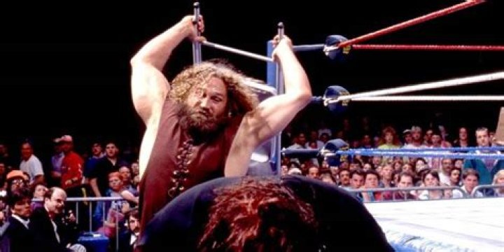The Berzerker slamming The Undertaker with a chair
