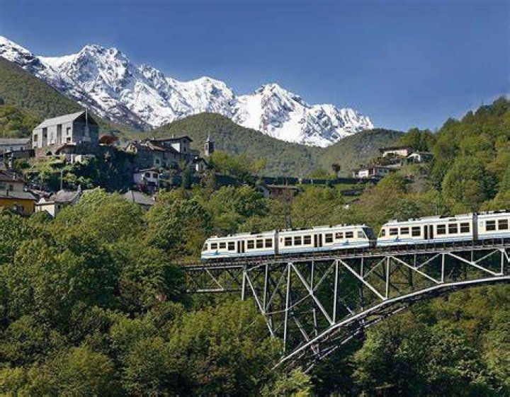 The Centovalli Railway is small but sweet; packed with stunning views as you travel from Switzerland to Italy. Photo / &copy; SBB CFF FFS