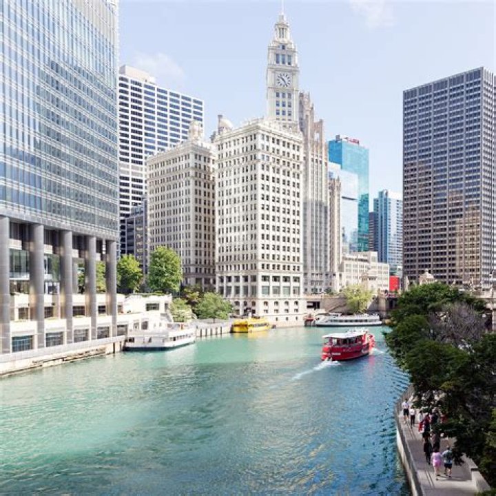 The Chicago River is a great place to view the city's architecture from. Photo / Sam Hurley
