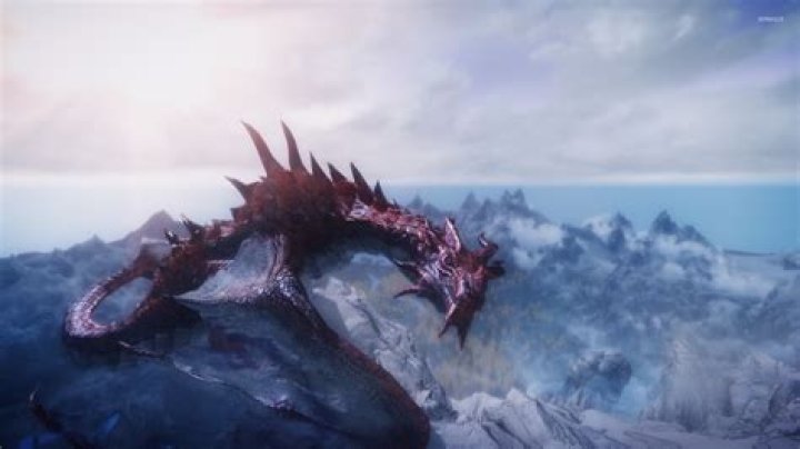 The Elder Scrolls Skyrim dragon fight