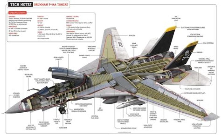 The F-14 Tomcat in Top Gun: Maverick.