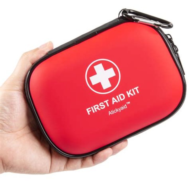 The Hack To Pain-Free Heavy Earrings Is In Your First Aid Kit