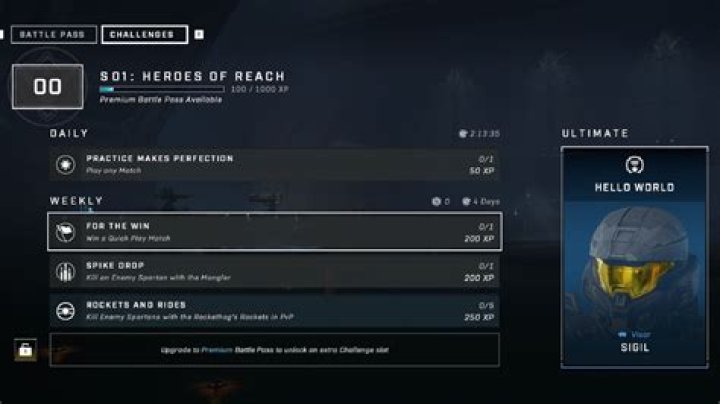 The Halo Infinite Battle Pass has been changed to make progression easier
