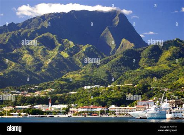 The harbour at Papeete, Tahiti's capital city. Photo / 123rf