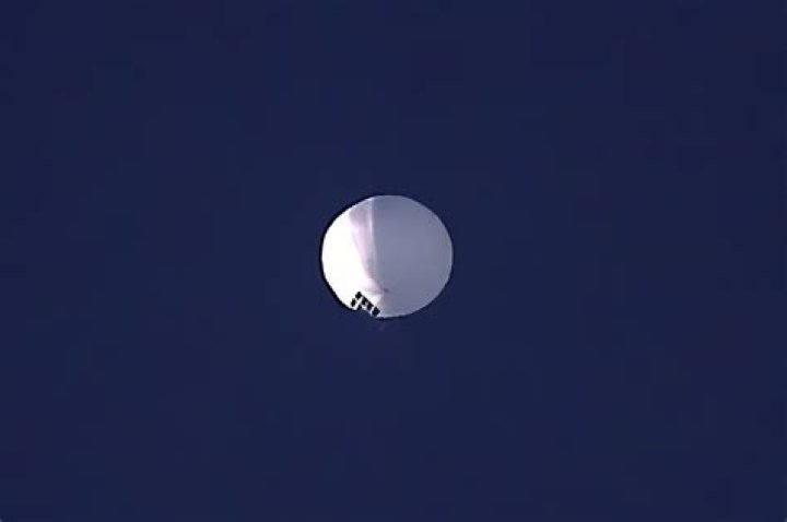 The huge, high-altitude Chinese balloon that sailed across the US before being shot down by authorities. The Biden administration says the balloon was used for spying, and is part of a huge Chinese programme to do so. Photo / AP
