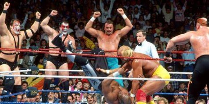 The Hulkamaniacs v The Million Dollar Team Survivor Series 1989 Cropped