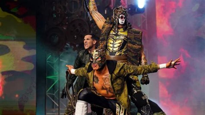 The Lucha Bros posing.