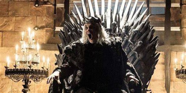 The Mad King Aerys II and Rickard Stark, Ned's father.