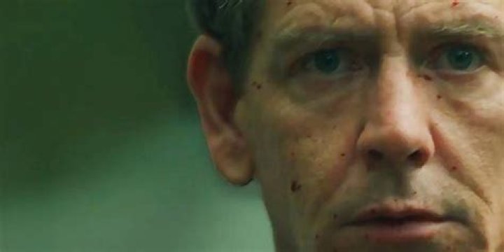 The Outsider: Ralph splattered with Alec's blood.