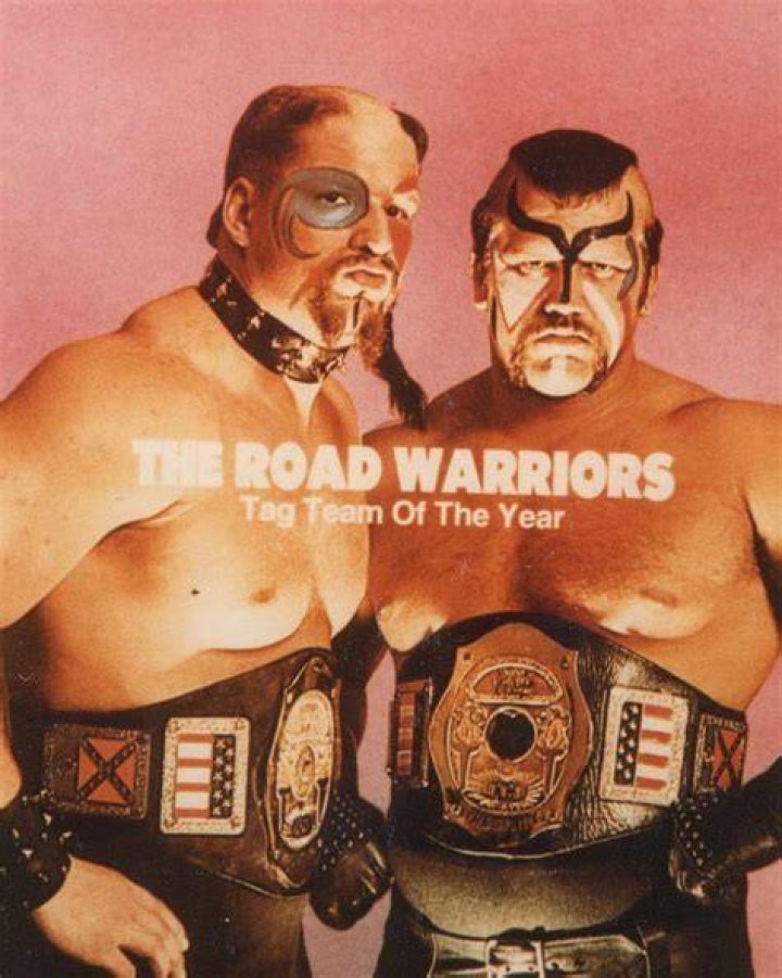 The Road Warriors winning the Crockett Cup.