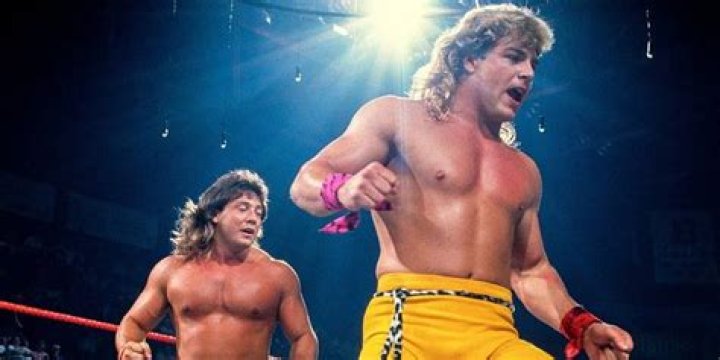 The Rockers strutting around the ring.