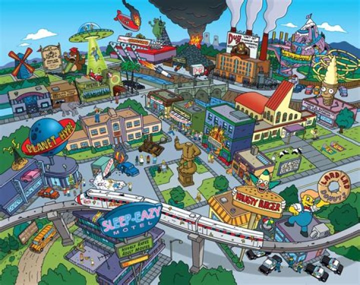The Simpsons where is Springfield located in