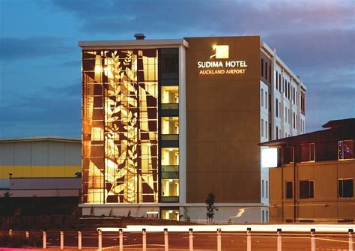 The Sudima Hotel next to the Christchurch Airport, where the country's first case of Omicron has been identified. Photo / Kurt Bayer