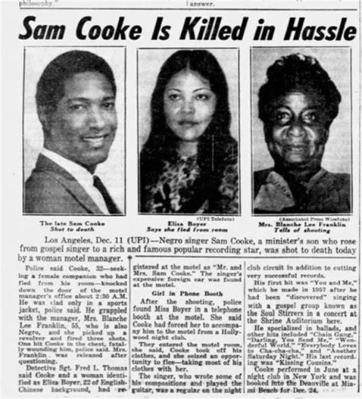 The Tragic End: The Discovery Of Sam Cooke's Body