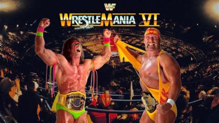 The Ultimate Warrior and Hulk Hogan v Sgt Slaughter, Col. Mustafa & General Adnan SummerSlam 1991 Cropped