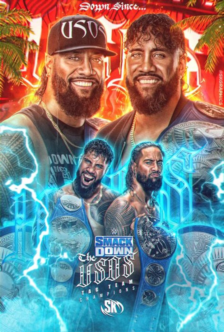 The Usos SmackDown Tag Team Champions 2nd Reign Cropped