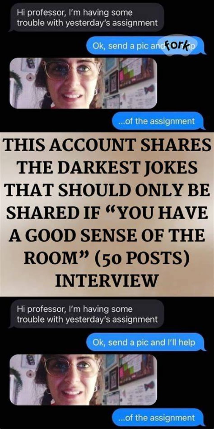 This Account Shares The Darkest Jokes That Should Only Be Shared If