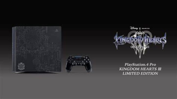This Kingdom Hearts 3 Limited Edition PS4 Pro is rather pretty