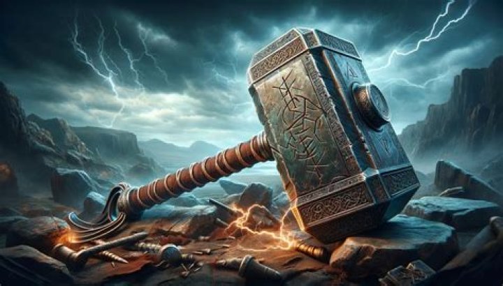 Thor Hammer Mjolnir Smashes