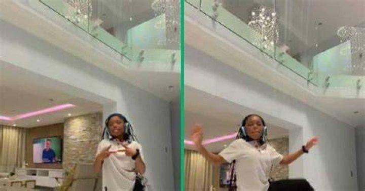 TikTok video of girl dancing in mansion TikTok video of girl dancing in mansion