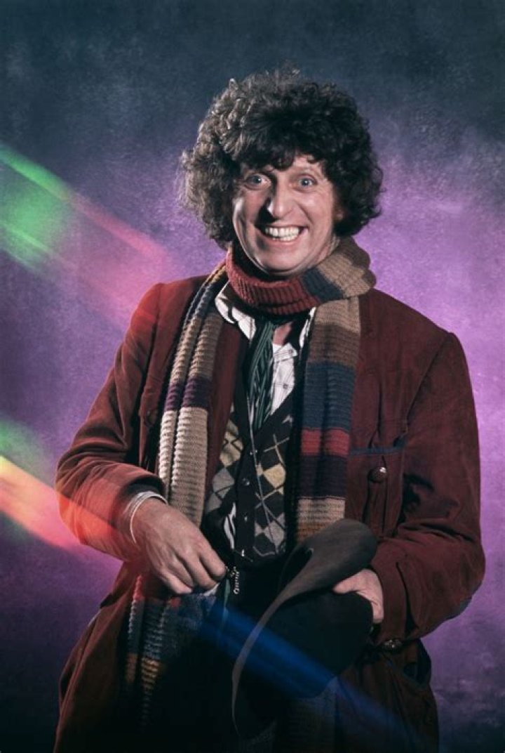 Tom Baker as the Fourth Doctor, David Tennant as the Tenth Doctor, and Jodie Whittaker as the Thirteenth Doctor in Doctor Who