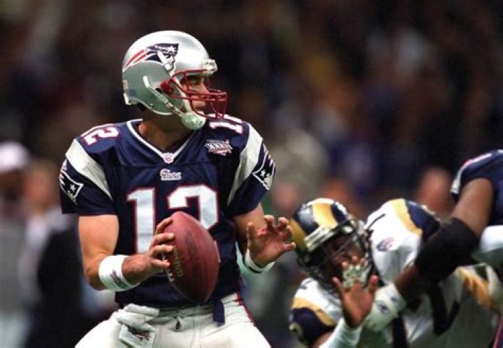 Tom Brady against the Rams