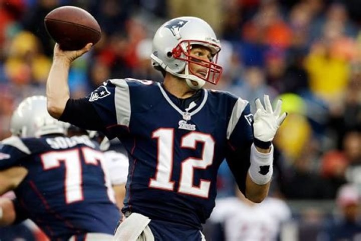 Tom Brady with the ball