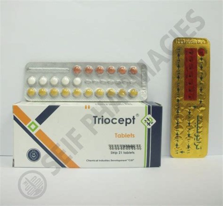 نشرة أقراص ترايوسيبت Triocept علاج منع الحمل