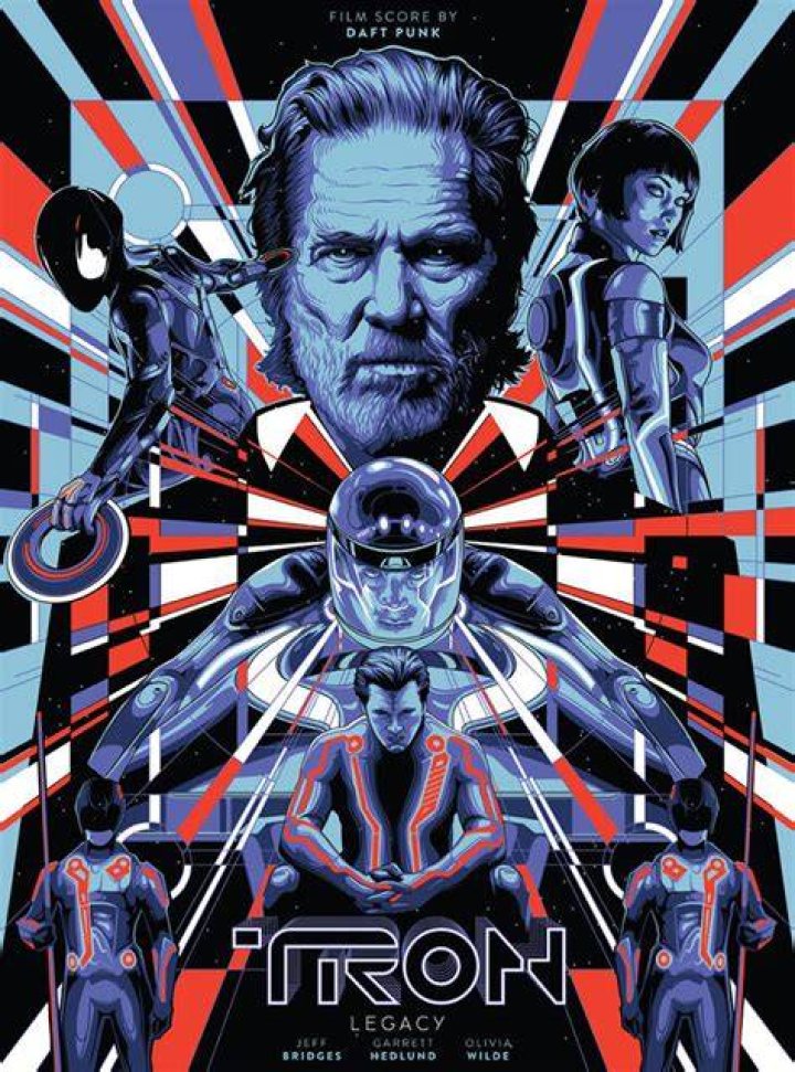 TRON Cropped Movie Poster