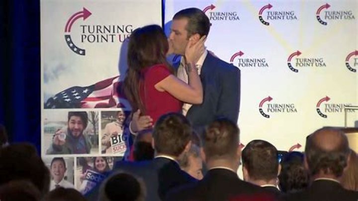 Trump Jr., girlfriend kiss and campaign CNN Video