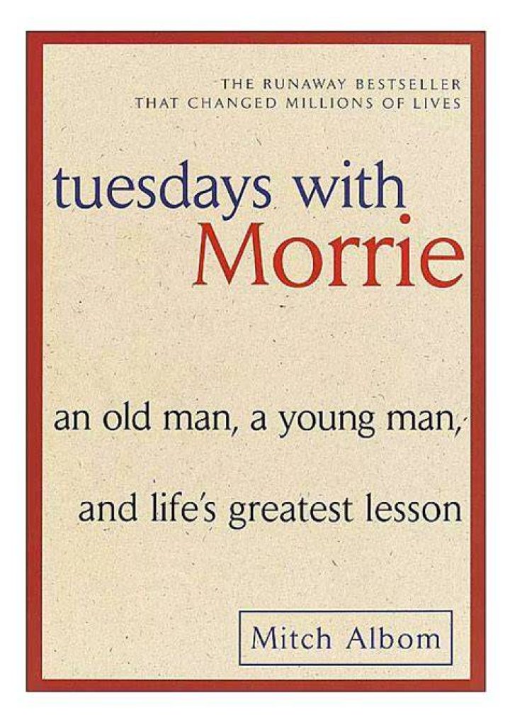 Tuesdays with Morrie