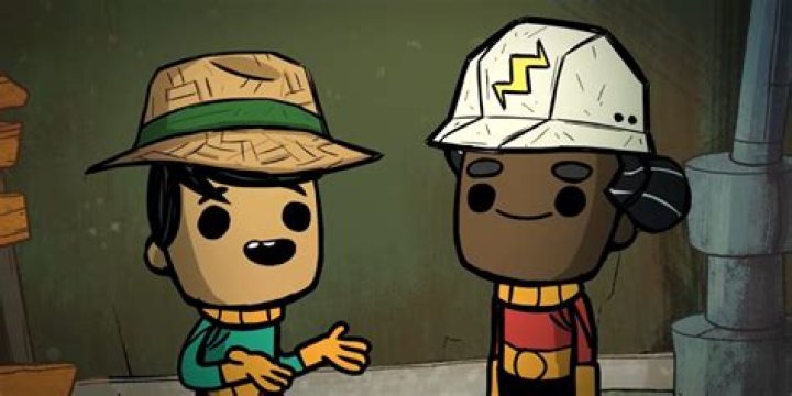 Two dupes talk in Oxygen Not Included