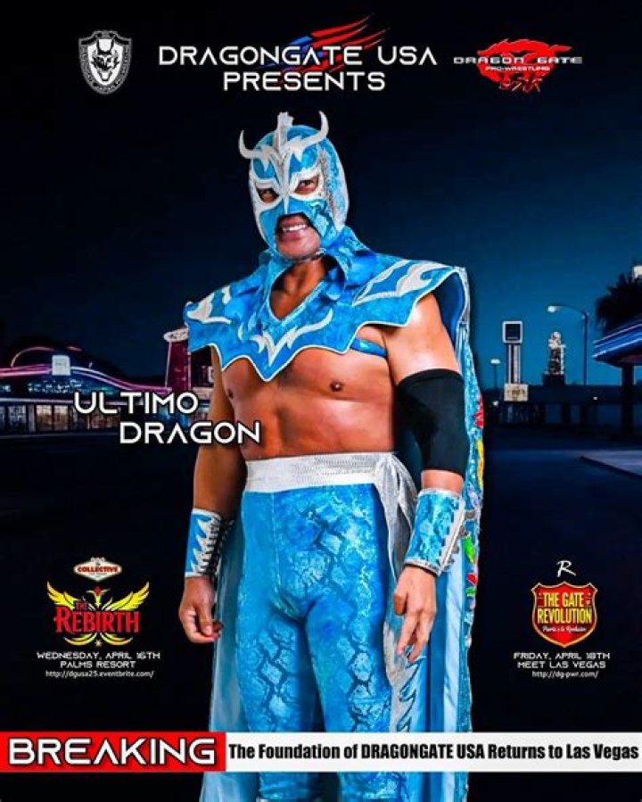 Ultimo Dragon standing in a WWE ring.