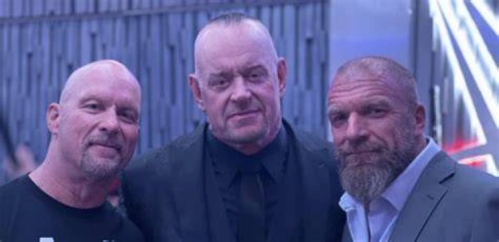 Undertaker and Triple H backstage