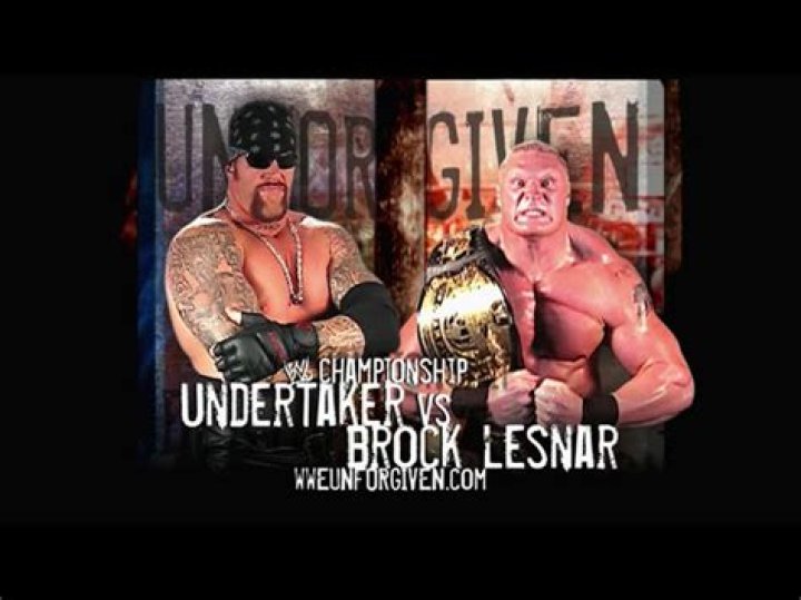 Undertaker v Lesnar No Mercy 2002