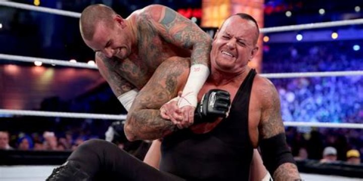 Undertaker with CM Punk and Brock Lesnar