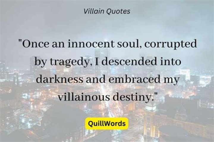 Unleashing The Darkness: The Most Iconic Villain Quotes