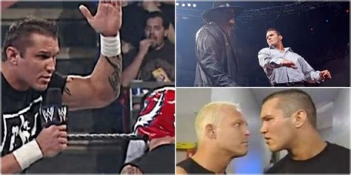 Various pictures of Randy Orton in WWE