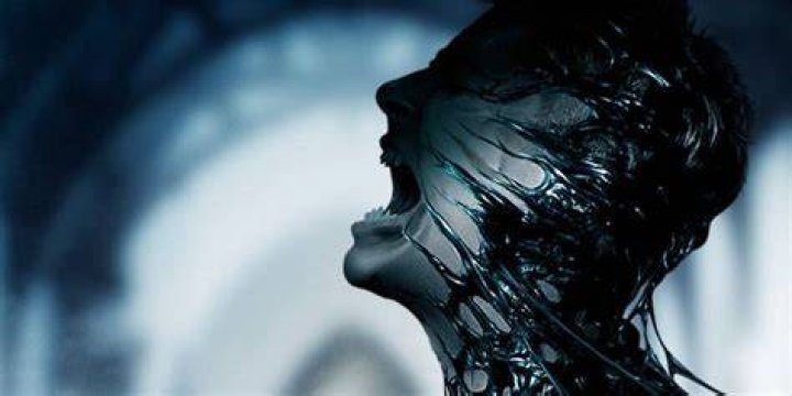 Venom painfully begins to remove itself from a host in live action