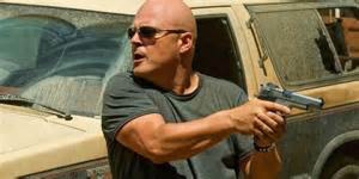 Vic Mackey with a gun on The Shield.