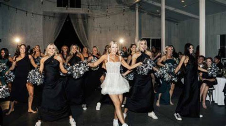 VIDEO: 31-Year-Old Former NFL Cheerleader Recalls Being ‘Really Happy’ After
Planning Epic Surprise With Wedding Dance Routine