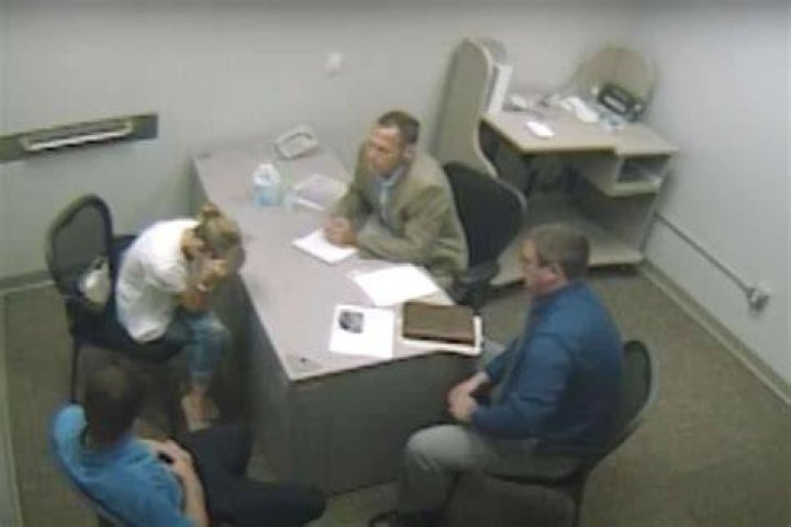 Video shows moment Sherri Papini was confronted about faking her