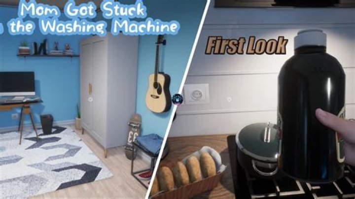 Video, Woman, Stuck in Washing Machine, TikTok Video, Woman, Stuck in Washing Machine, TikTok