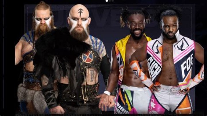 Viking Raiders vs New Day WWE SmackDown